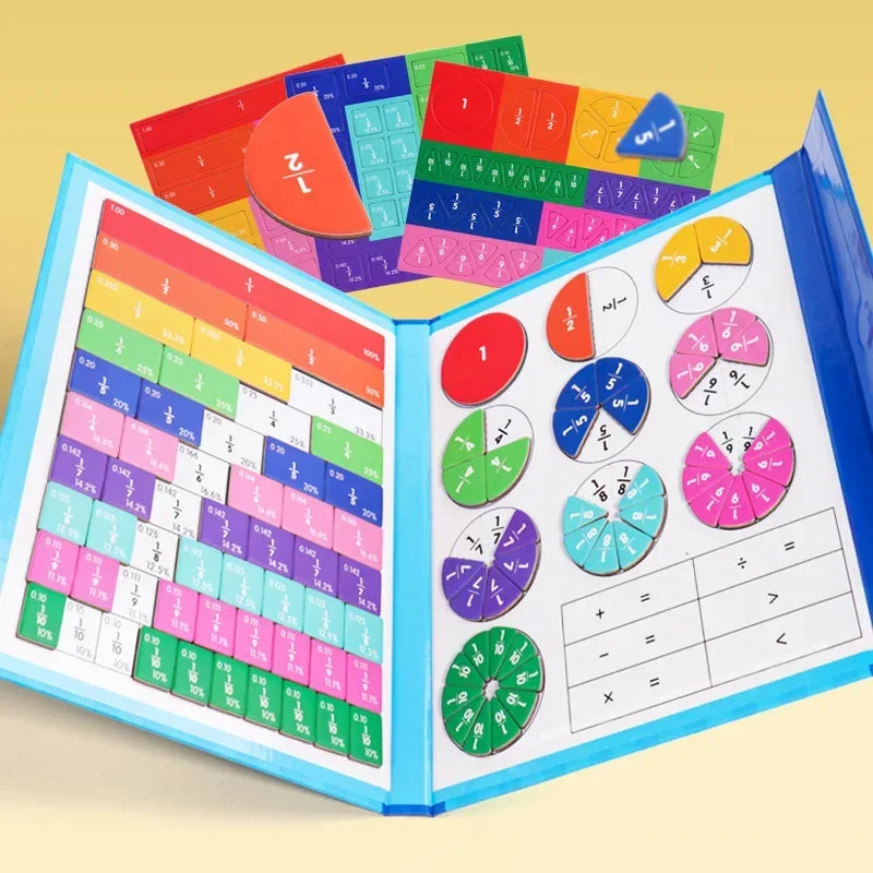 Magnetix NumiBook | Leren door Spel – Montessori Breukenspel met Magnetische Rekenset