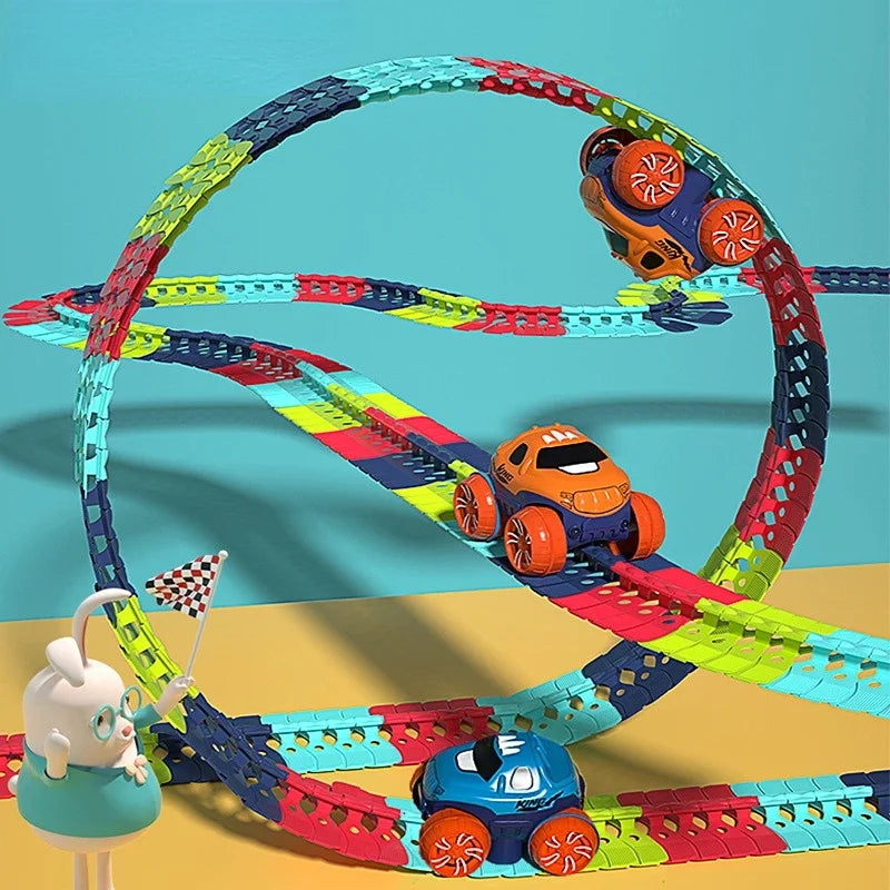 Toystar RaceCraft | Brings excitement and creativity together - Adventurous Flexible Race Track - Brengt spanning en creat...