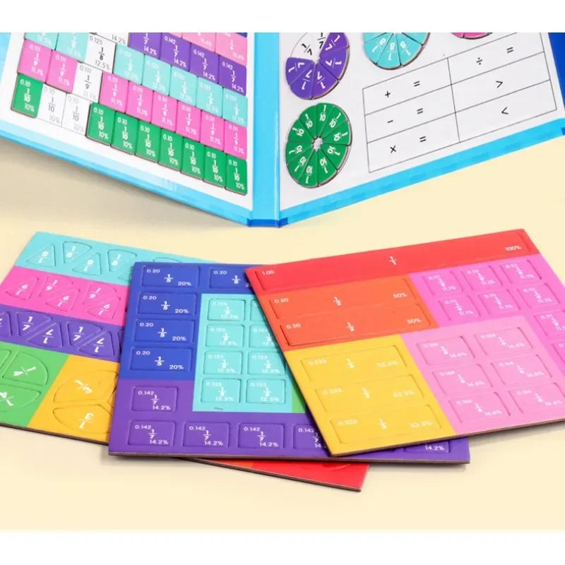 Magnetix NumiBook | Leren door Spel – Montessori Breukenspel met Magnetische Rekenset