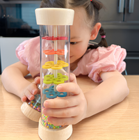 Thumbnail for Ecotoys RainTune | Rustgevend regenmuziek speelgoed - Montessori Houten Regen Rammelaar!
