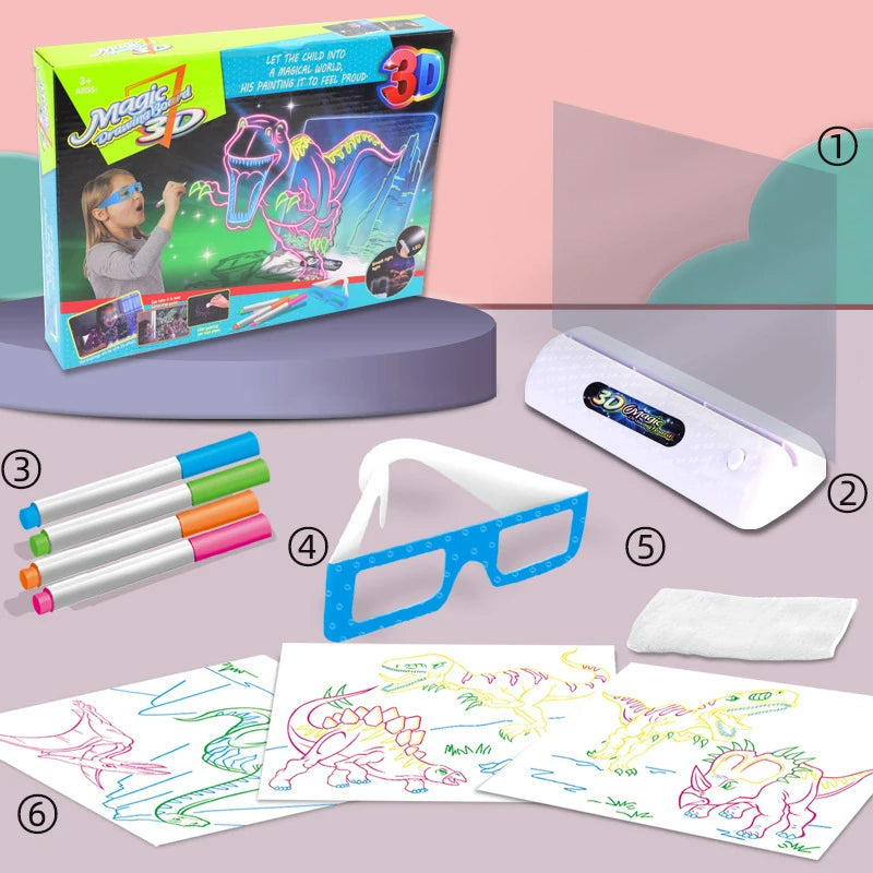 Toystar GlowArt | Creative magic in 3D - Magic LED Drawing Board - Creatieve magie in 3D - Magische LED Tekenbord (6)