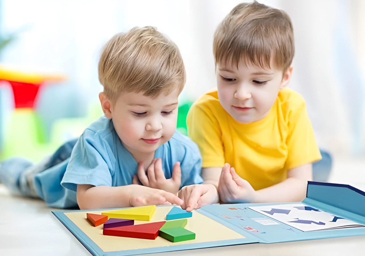 Toystar Tangram Magic | Inspire Creativity - Montessori Magnetic Puzzle Book (2)