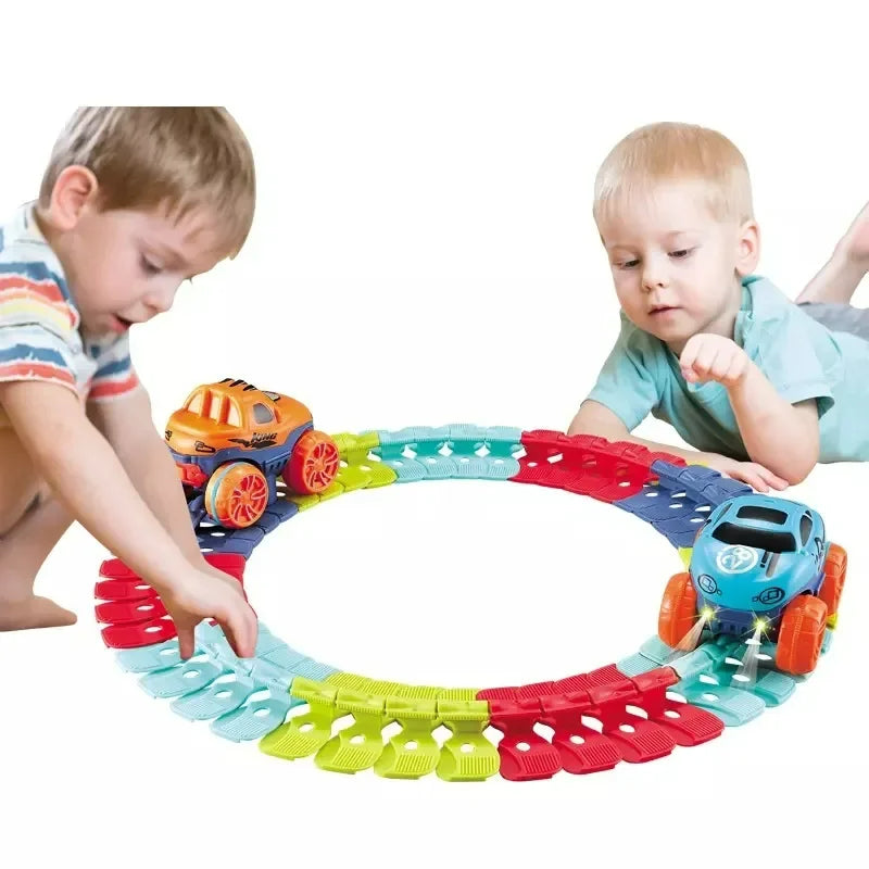 Toystar RaceCraft | Brings excitement and creativity together - Adventurous Flexible Race Track - Brengt spanning en creat...