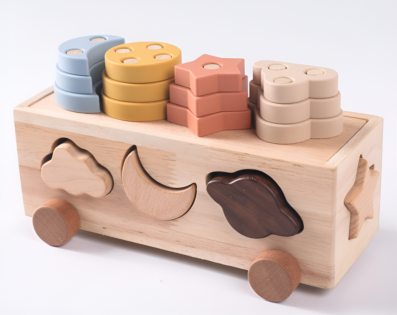 Toystar StackiPlay | Inspire Creativity - Montessori Silicone Stacking Toys - Inspireer Creativiteit - Montessori Silicone...