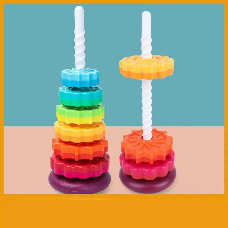 Toystar ColorSpin Tower | Develops creativity and motor skills - Colorful and interactive toys - Ontwikkelt creativiteit e...