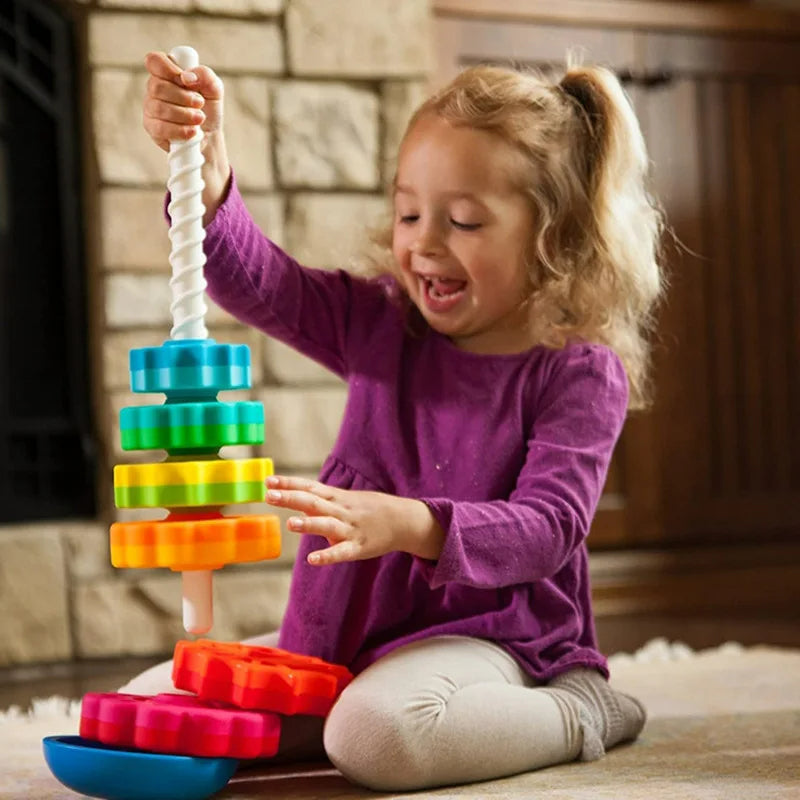 Toystar ColorSpin Tower | Develops creativity and motor skills - Colorful and interactive toys - Ontwikkelt creativiteit e...