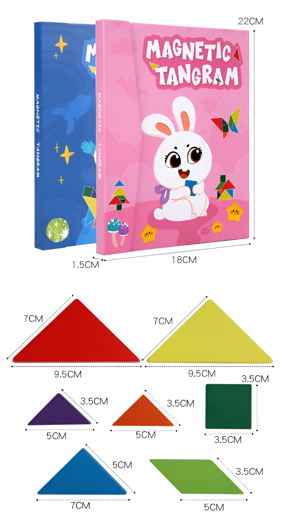 Toystar Tangram Magic | Inspire Creativity - Montessori Magnetic Puzzle Book (9)