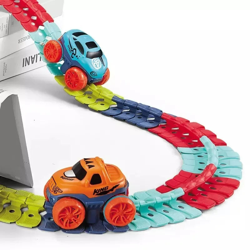 Toystar RaceCraft | Brings excitement and creativity together - Adventurous Flexible Race Track - Brengt spanning en creat...