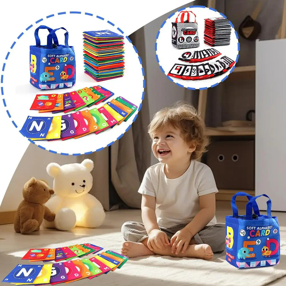 Toystar CuddleCards | Develop together with your baby - Soft Educational Flashcards - Ontwikkel samen met je baby - Zachte...