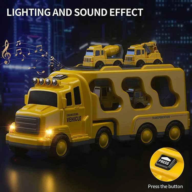 Toystar TransportFun | Toy truck set with light and sound - Magic Car City Adventure - Bestseller - Speelgoed vrachtwagens...