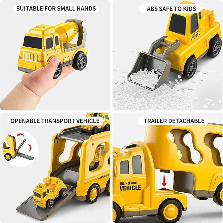 Toystar TransportFun | Toy truck set with light and sound - Magic Car City Adventure - Bestseller - Speelgoed vrachtwagens...