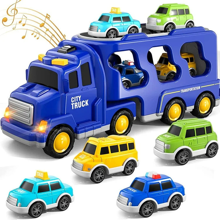 Toystar TransportFun | Toy truck set with light and sound - Magic Car City Adventure - Bestseller - Speelgoed vrachtwagens...