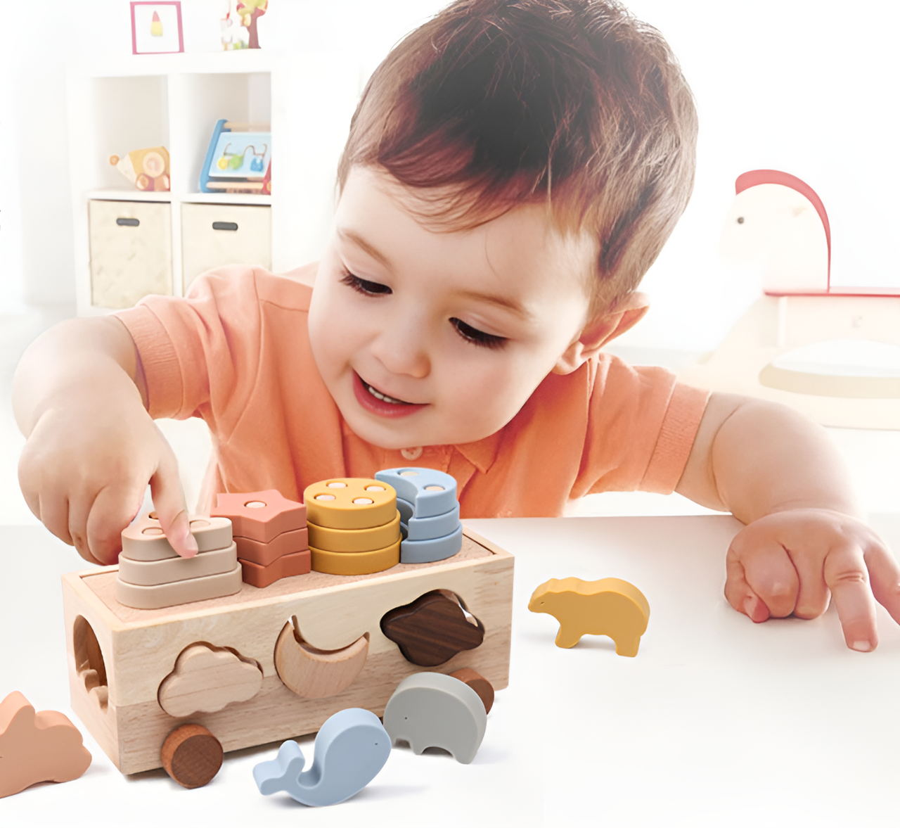 Toystar StackiPlay | Inspire Creativity - Montessori Silicone Stacking Toys - Inspireer Creativiteit - Montessori Silicone...