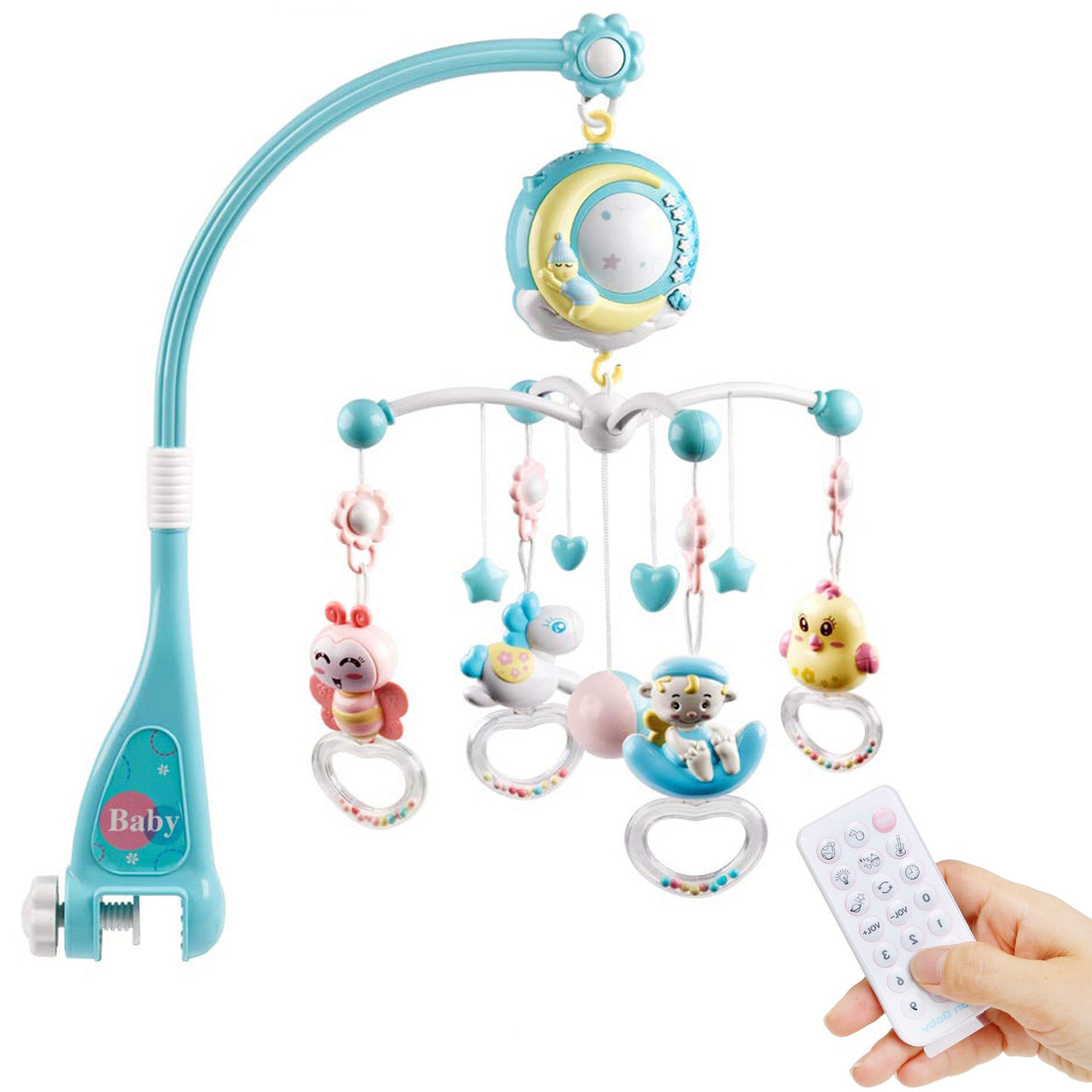 Toystar DreamStar Baby Mobile | Brings peace and magic to the crib - Relaxing and stimulating toy - Brengt rust en magie n...