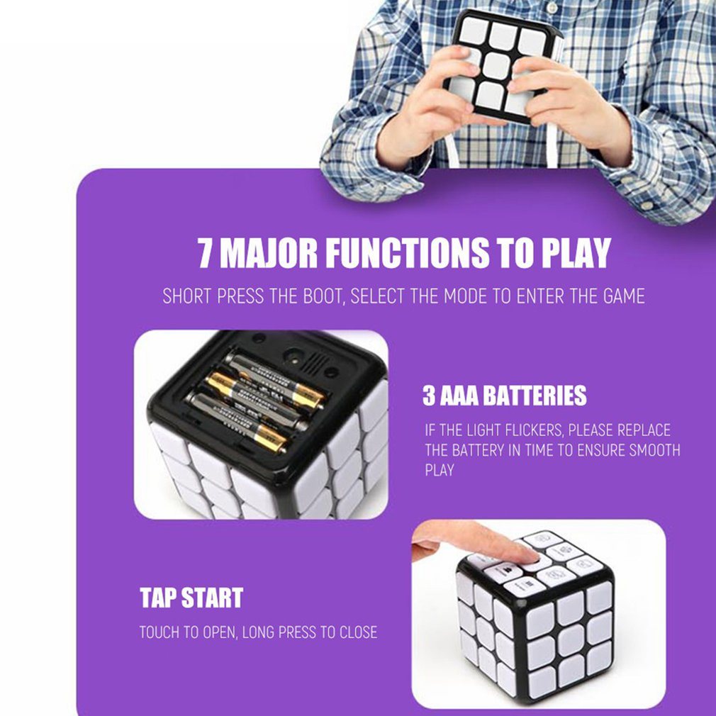 Toystar LumiCube | Smart fun - Interactive light-up cube with sound and music - Bestseller - Slim speelplezier - Interacti...