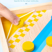 Thumbnail for Toystar EcoToys EduPlay | Educational and Entertaining - Wooden 2-in-1 Board Game for Family Fun - Educatief en Vermakelij...