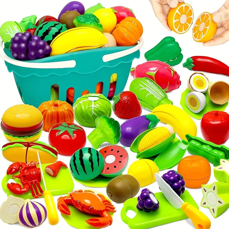Toystar FoodieCut | Fun Role Play Toy - Educational Cutting Fruit & Vegetables - *Leuk Rollenspel Speelgoed - Educatief Sn...