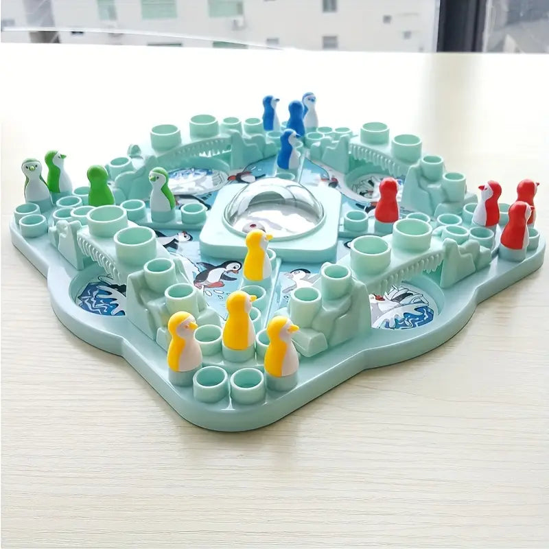 Toystar CoolQuest | Penguin Slide - Children's Desktop Puzzle Dice Game Toy - Pinguïn Glijbaan - Kinder Desktop Puzzel Dob...