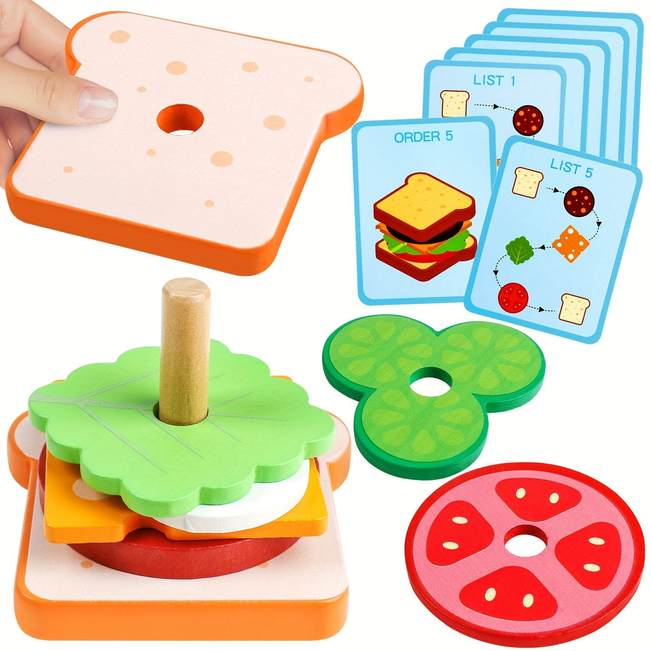 Toystar Ecotoys StackMaster | Enrich Creativity - Educational Stacking Toys for Children - Verrijk de Creativiteit - Educa...