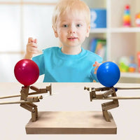 Thumbnail for Toystar Bamboo Playmates | Laugh together, play together - Wooden fighting robots - Samen lachen, samen spelen - Houten ve...