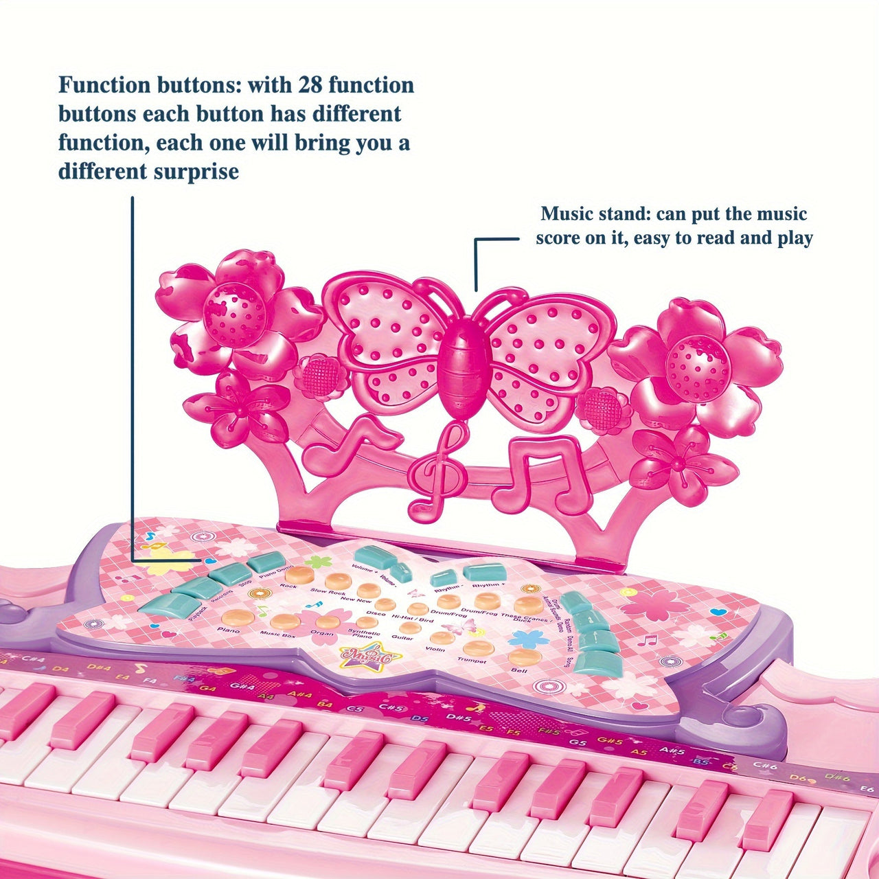 Toystar KeyWave | Musical expression - Electronic keyboard with playful melodies - Muzikale expressie - Elektronisch keybo...