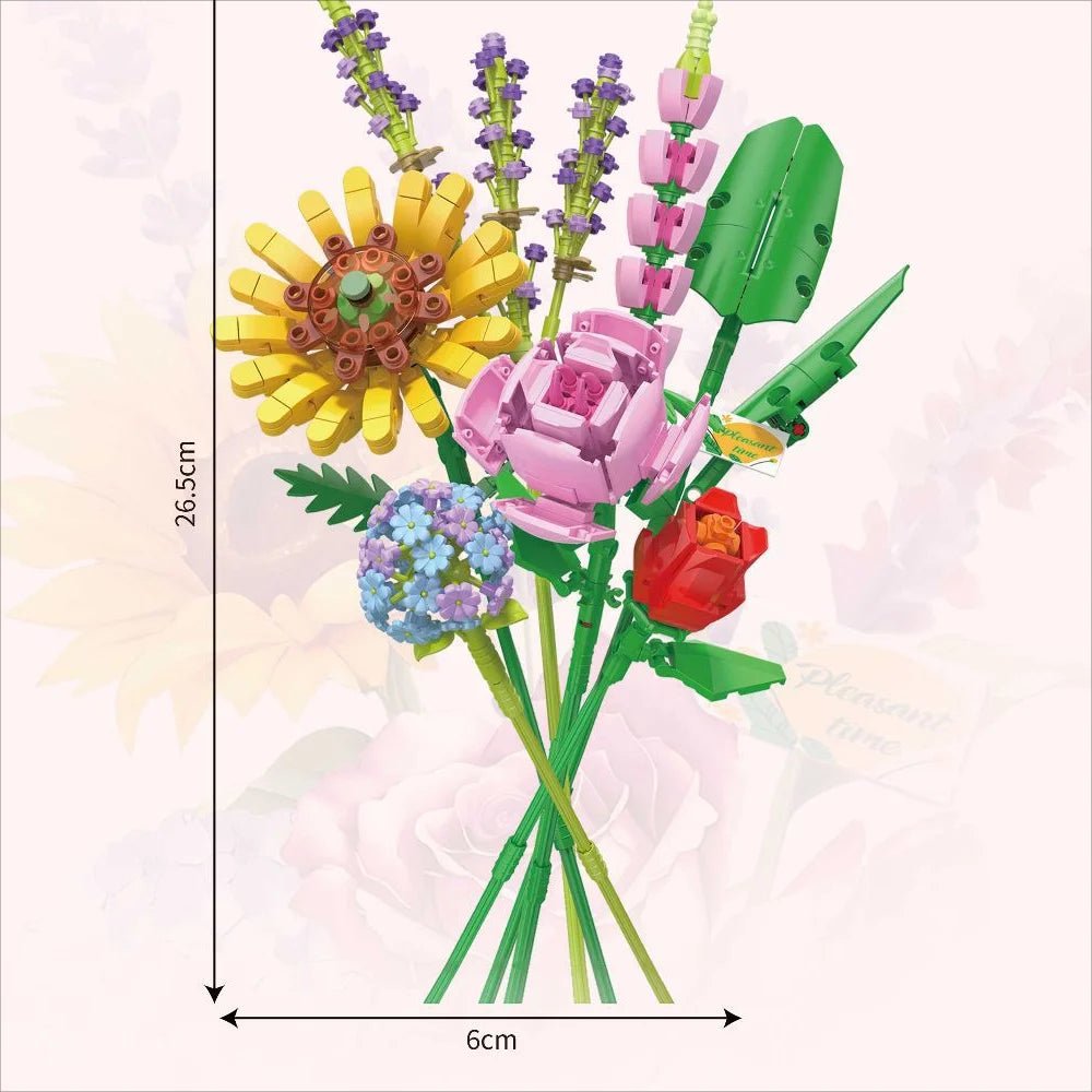 Toystar BloomBricks | Build your own floral beauty - 3D construction set with snowdrops - Bouw je eigen bloemenpracht - 3D...