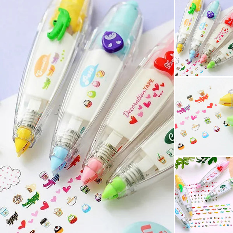 Toystar Animal Tape Fun | Add Playfulness & Creativity - Cute Cartoon Animal Masking Tape for Crafts & School Supplies - V...