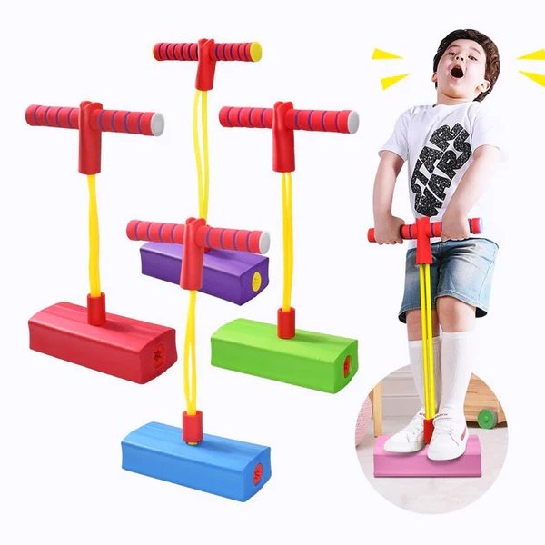 Toystar BounceBuddy | Jumping fun for everyone - Soft foam pogo stick - Springplezier voor iedereen - Zachte foam pogo stick