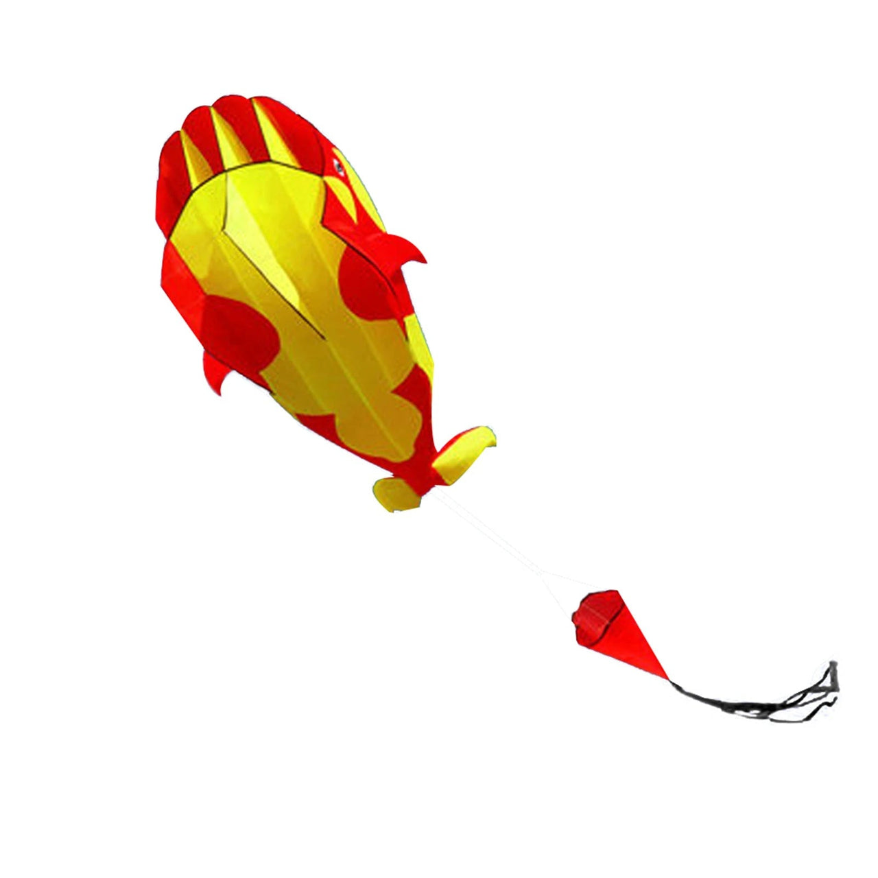 Toystar DolphinFly | Floating fun - Large frameless dolphin kite - Zwevend plezier - Grote frameloze dolfijnvlieger