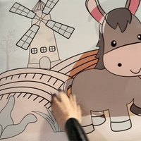 Thumbnail for Toystar FarmArt | Coloring in a playful manner - Coloring book set with crayons for children - Spelenderwijs kleuren - Kle...