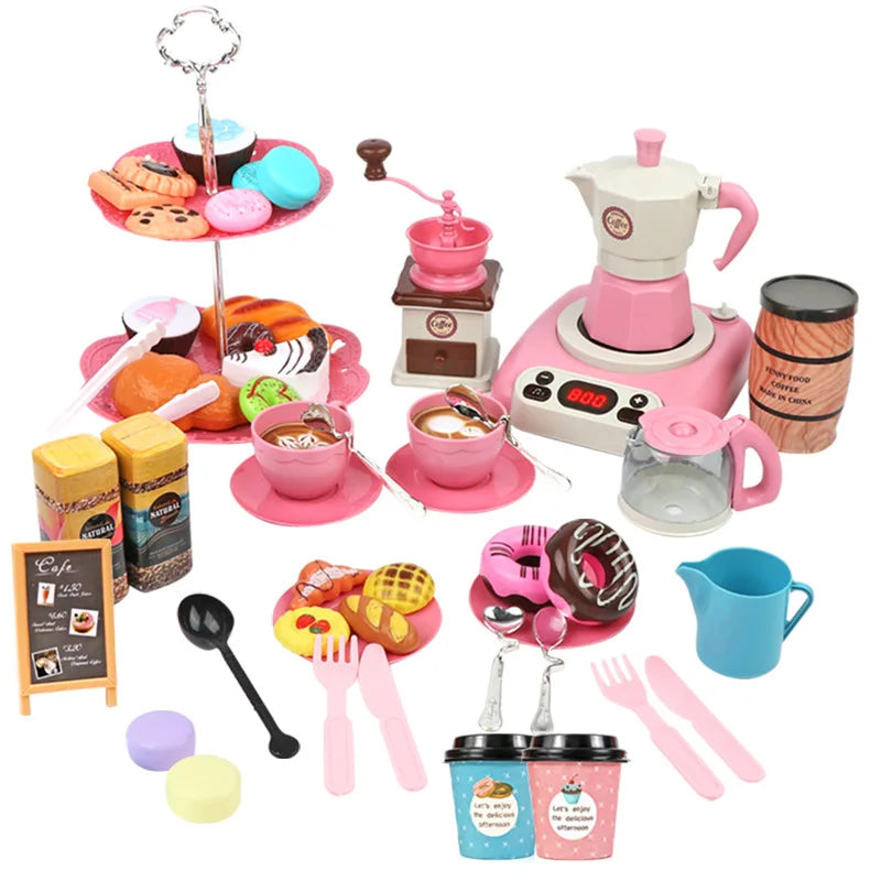 Toystar DreamCafe | Let your little one be the chef - Kids Kitchen Playset for Girls with Spray Induction Cooker - Laat je...