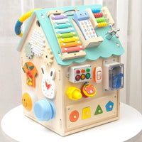 Thumbnail for Toystar EcoToys Montessori Playhouse | Encourages creative play and development - Learn and discover fun - houten speelhui...