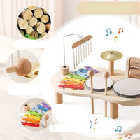 Thumbnail for Educational Wooden Music Table – Complete Instrument Set for Toddlers, from 3 years
