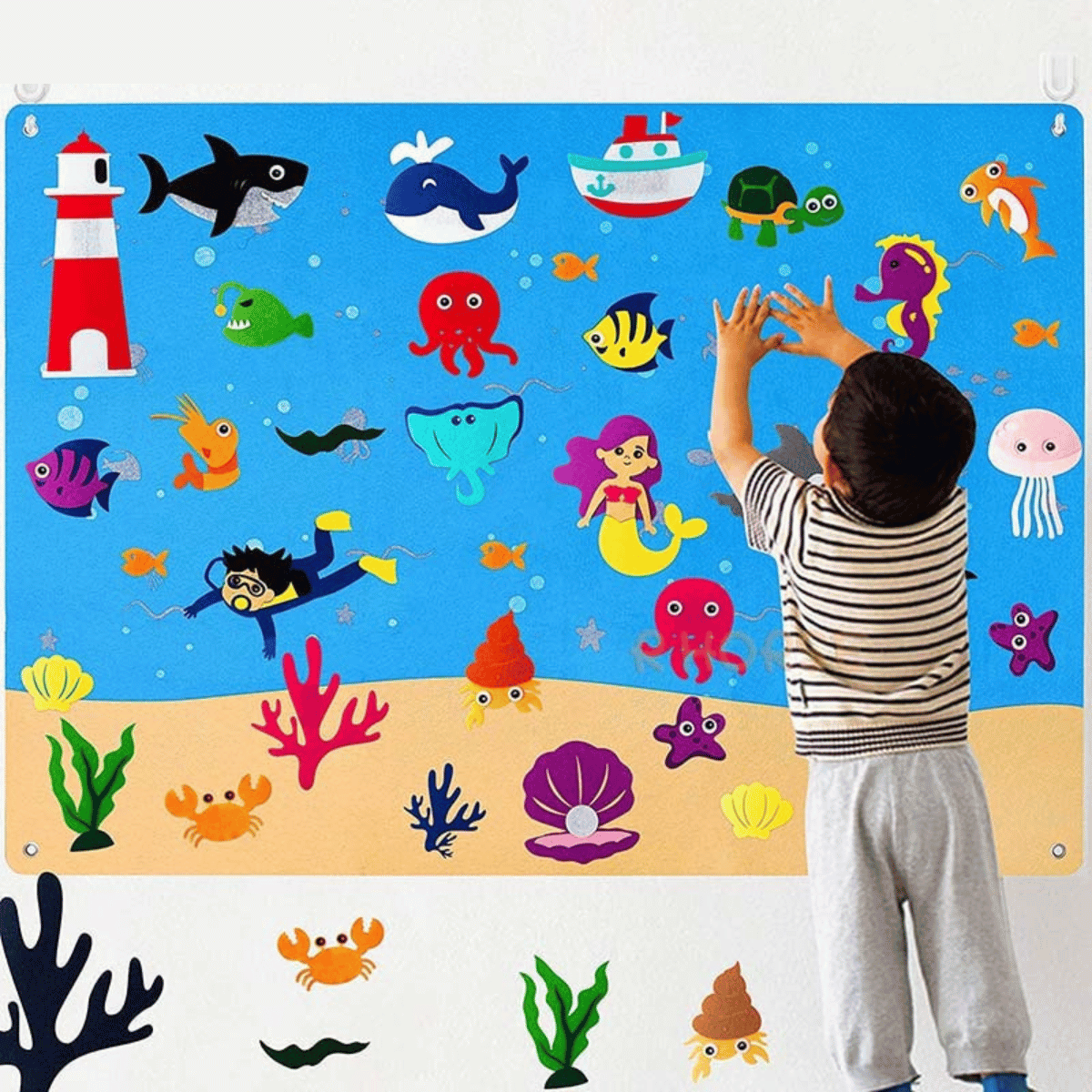 Toystar CraftyBoard | Creative Play and Discovery - Felt Board - Creatief Spelen en Ontekken - Viltbord (5)