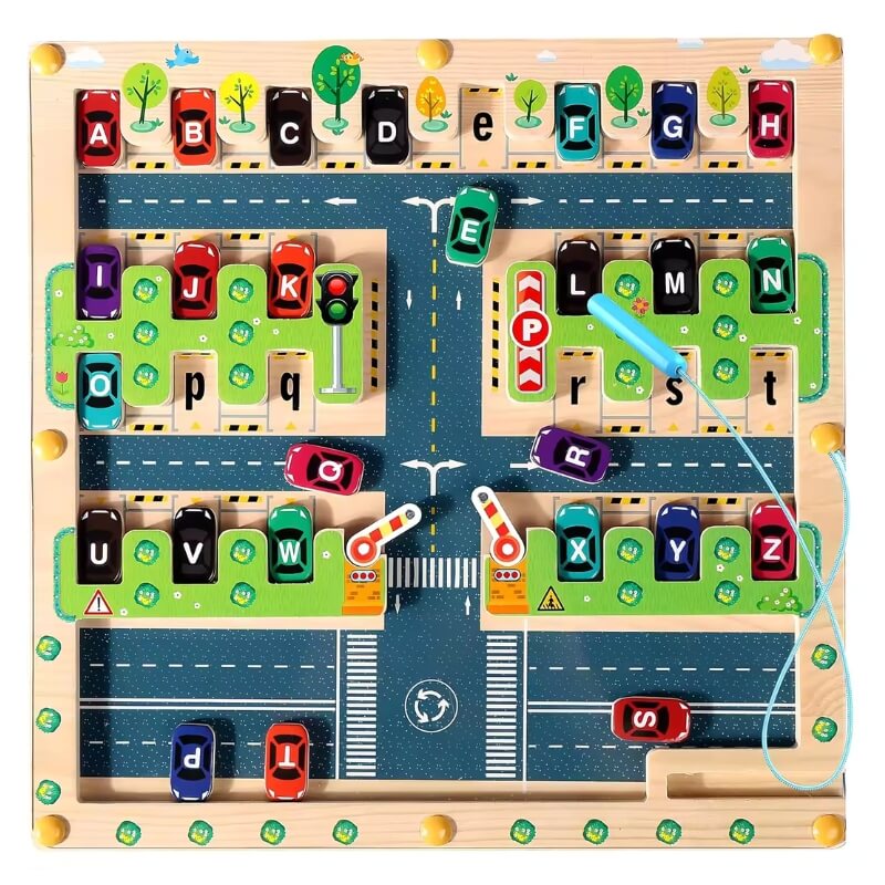 Ecotoys | Developing motor skills - Alphabet parking maze