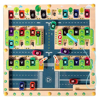 Thumbnail for Toystar Ecotoys | Developing motor skills - Alphabet parking maze - Motorische vaardigheden ontwikkelen - Alfabet parkeerl...