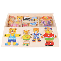 Thumbnail for Toystar EcoToys ChicCub | Stimulate creativity and imagination - Dress up puzzle Boris - Stimuleer creativiteit en fantasi...