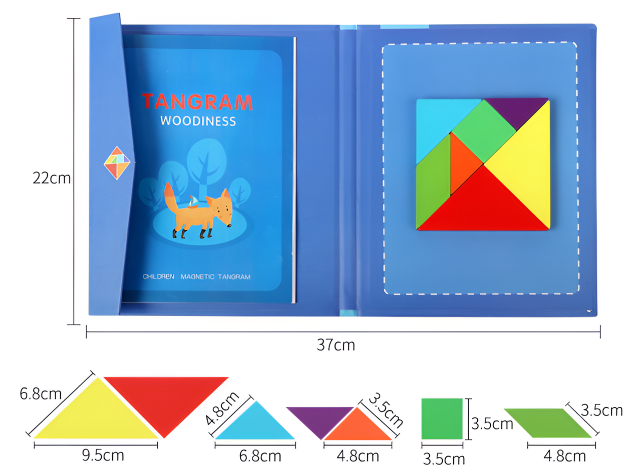 Toystar Tangram Magic | Inspire Creativity - Montessori Magnetic Puzzle Book (8)