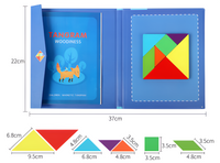 Thumbnail for Toystar Tangram Magic | Inspire Creativity - Montessori Magnetic Puzzle Book (8)