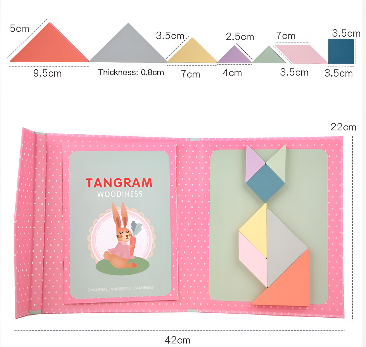 Toystar Tangram Magic | Inspire Creativity - Montessori Magnetic Puzzle Book (7)