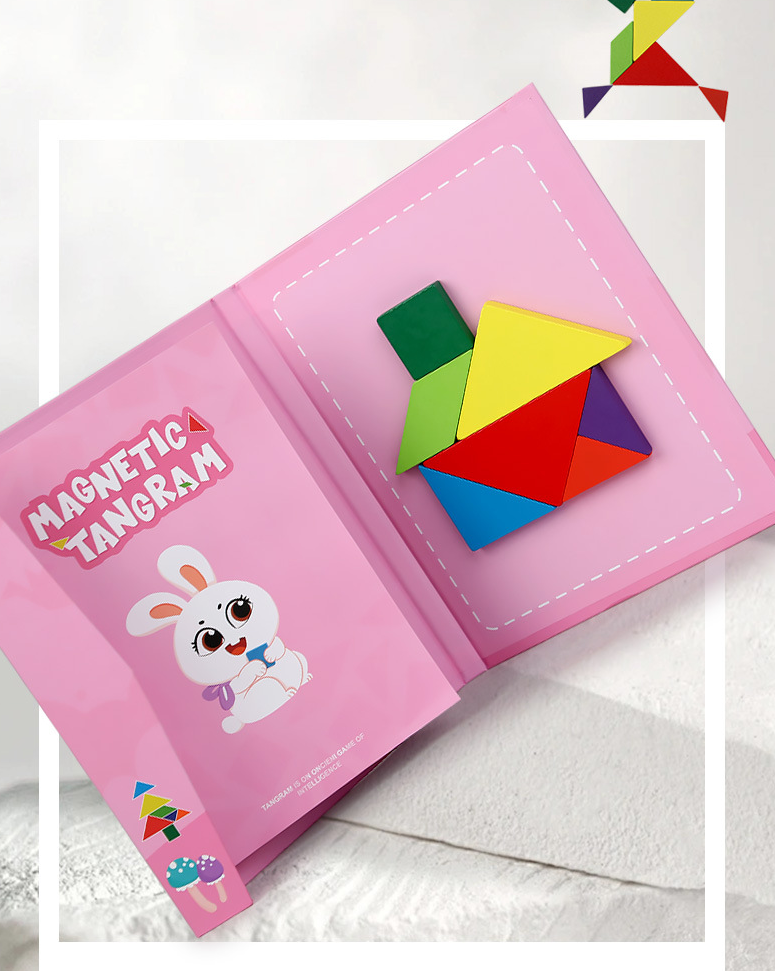 Toystar Tangram Magic | Inspire Creativity - Montessori Magnetic Puzzle Book (5)