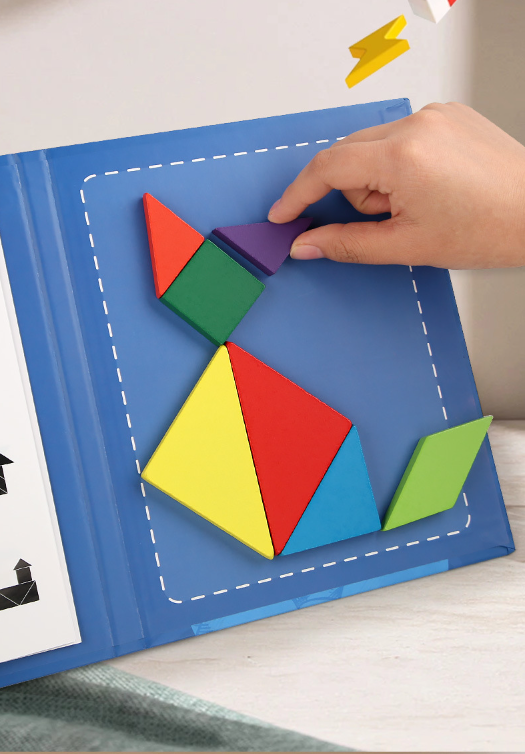 Toystar Tangram Magic | Inspire Creativity - Montessori Magnetic Puzzle Book (11)