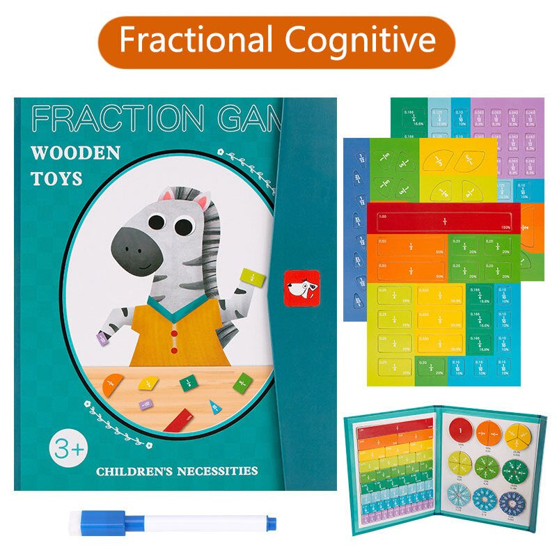 Toystar Math Teacher Book | Learn fractions through play - Educational math book for children - Leer breuken spelenderwijs...