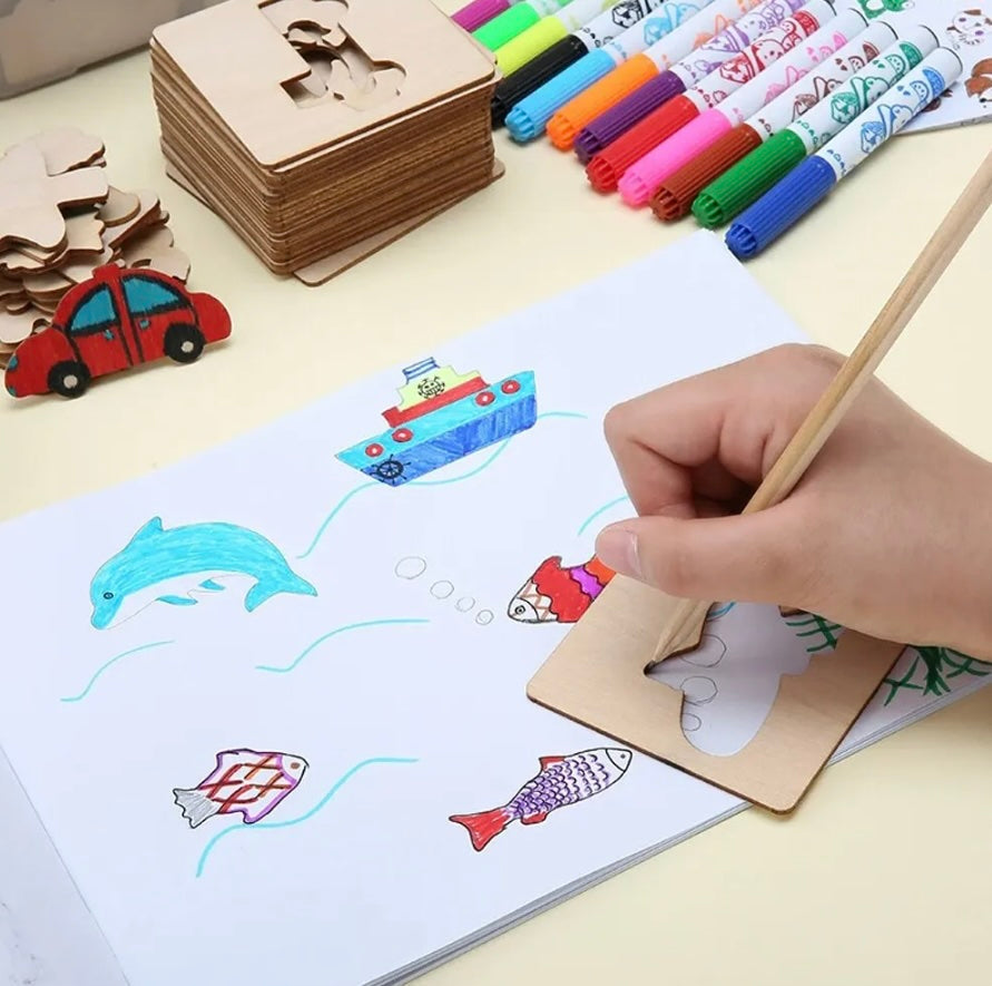 Toystar Toddler Art Templates | Educational and playful templates - Discover creativity in toddlers - Toddler Art Template...
