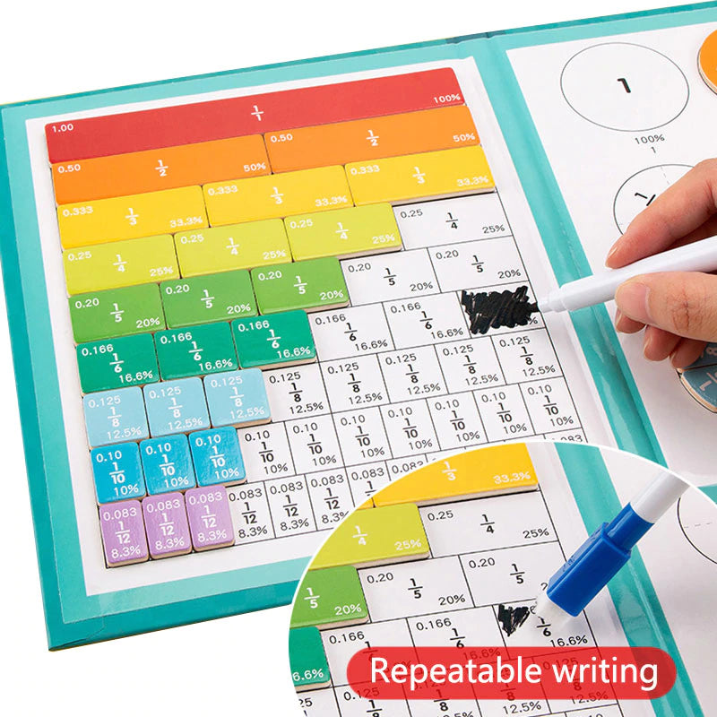 Toystar Math Teacher Book | Learn fractions through play - Educational math book for children - Leer breuken spelenderwijs...