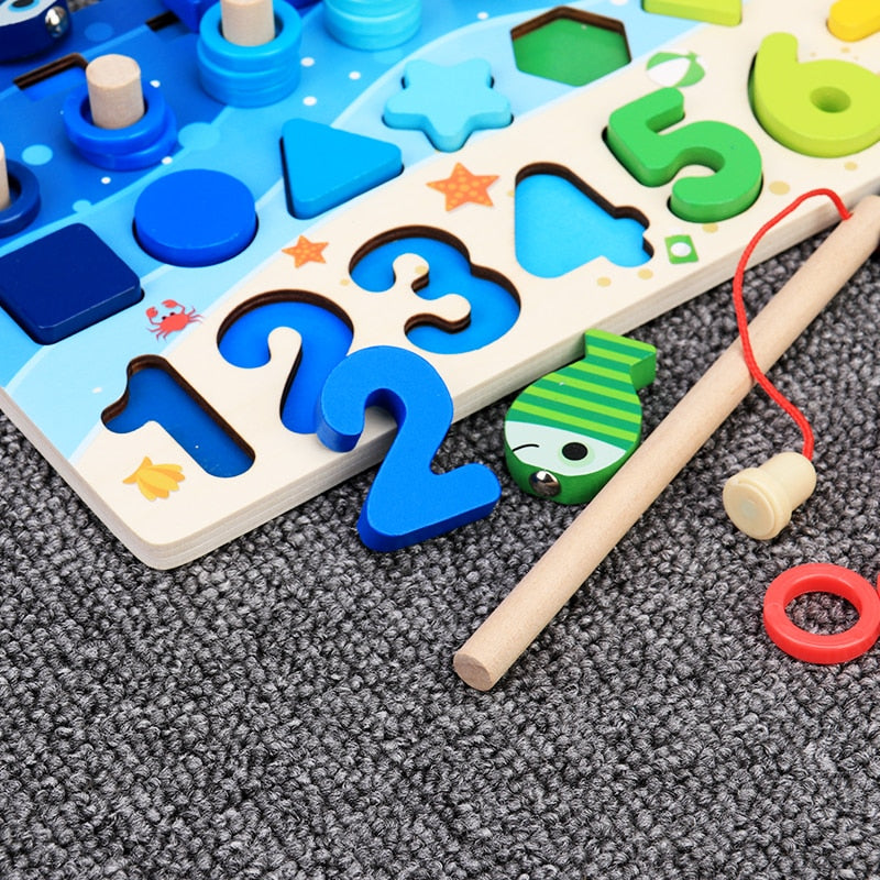 Toystar Ecotoys Montessori Game Board | Develop skills - Educational wooden board for children - Ontwikkel vaardigheden - ...
