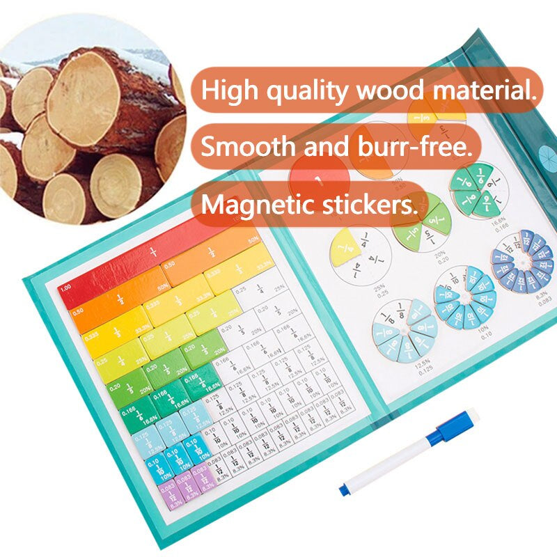 Toystar Math Teacher Book | Learn fractions through play - Educational math book for children - Leer breuken spelenderwijs...