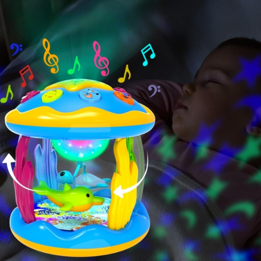 Toystar Montessori Baby Toys | Soothing - Ocean Projector - Rustgevend - Ocean Projector (3)