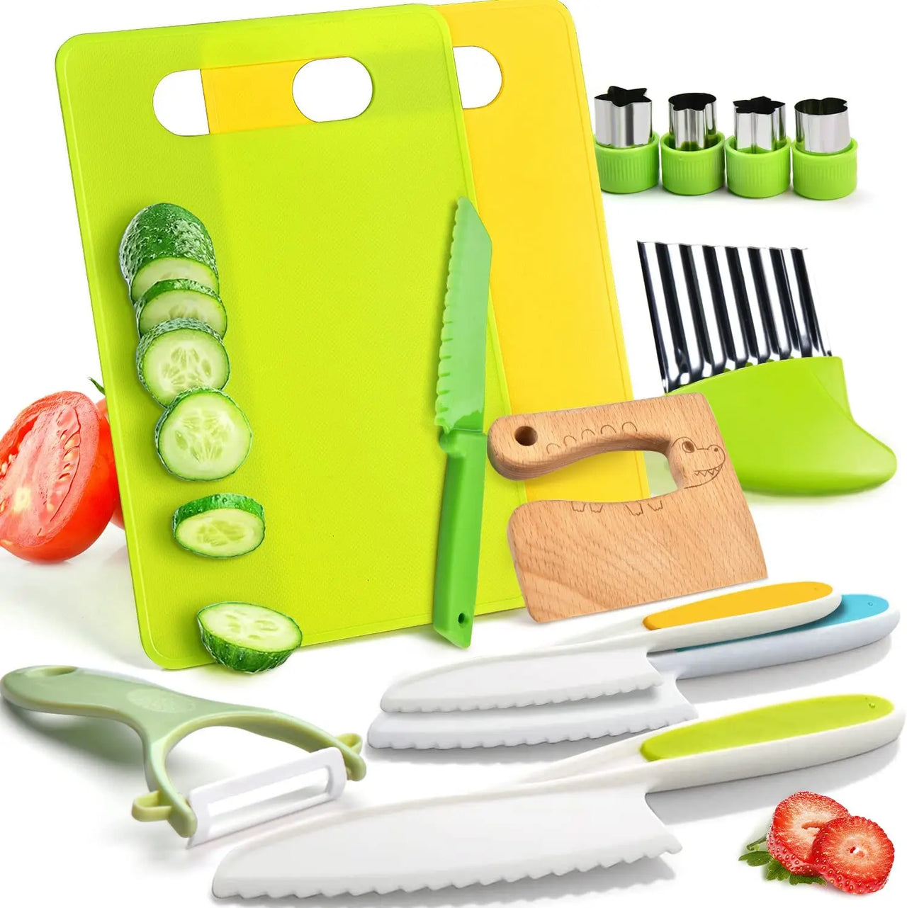 Small Chef Set | Safe cooking, great fun - Montessori kitchen aids for children