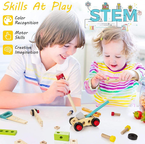 Toystar Ecotoys BuildiTool | Encourage Creativity and Problem Solving - Kinder Toolkit - Stimuleer creativiteit en problee...